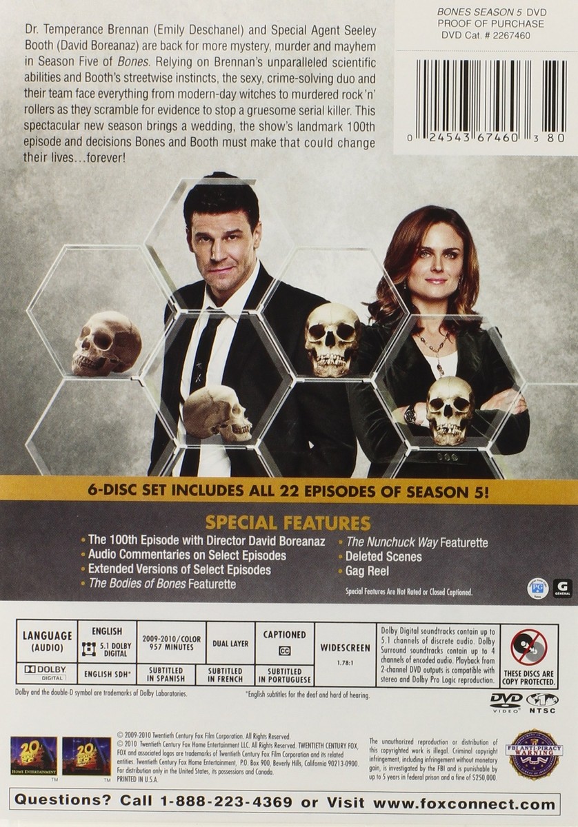 Bones: the Complete First Season (DVD, 2005) for sale online | eBay