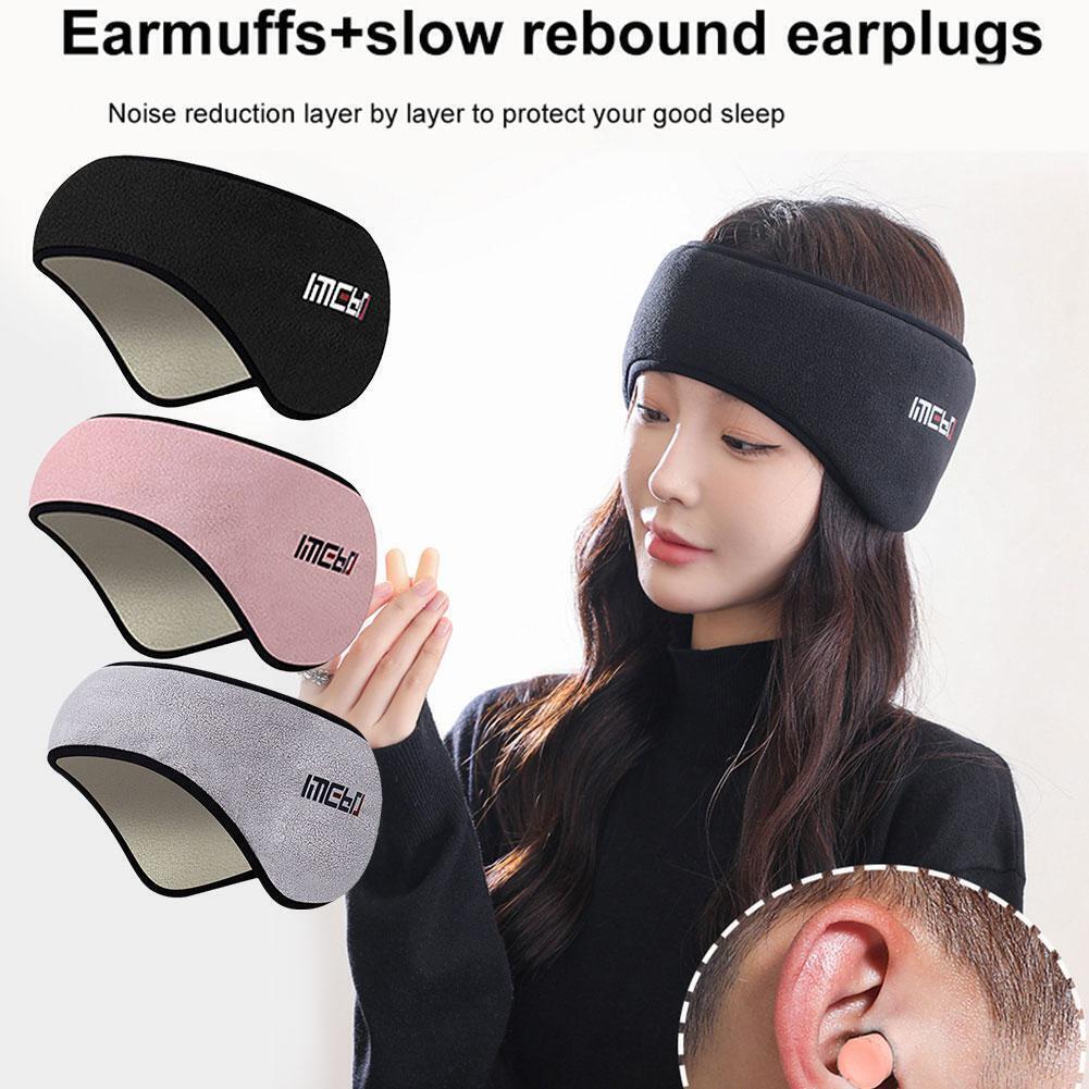 Sleep Mask Blackout With Ear Muffs For Sleeping Luxury Relaxing US