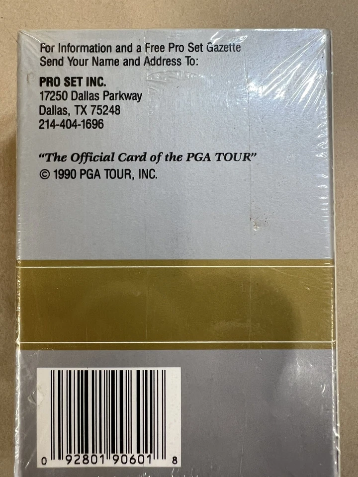 (4)1990 Pro Set PGA Tour Golf SEALED - Special Inaugural Set 100 Cards NEW! - Image 2 of 3