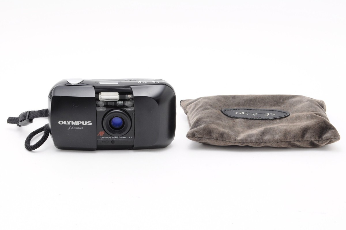 ⏯️ [ MINT case ] Olympus mju μ 35mm Black Point & Shoot