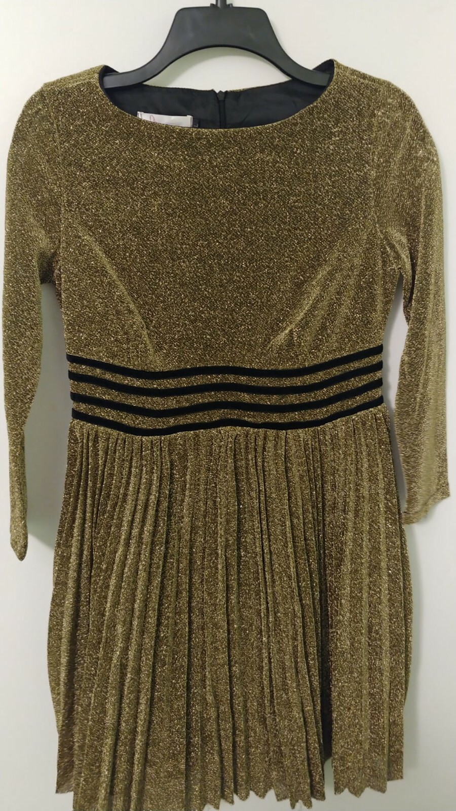 Nurenshijie PARTY dress SZ S W28 Color Gold