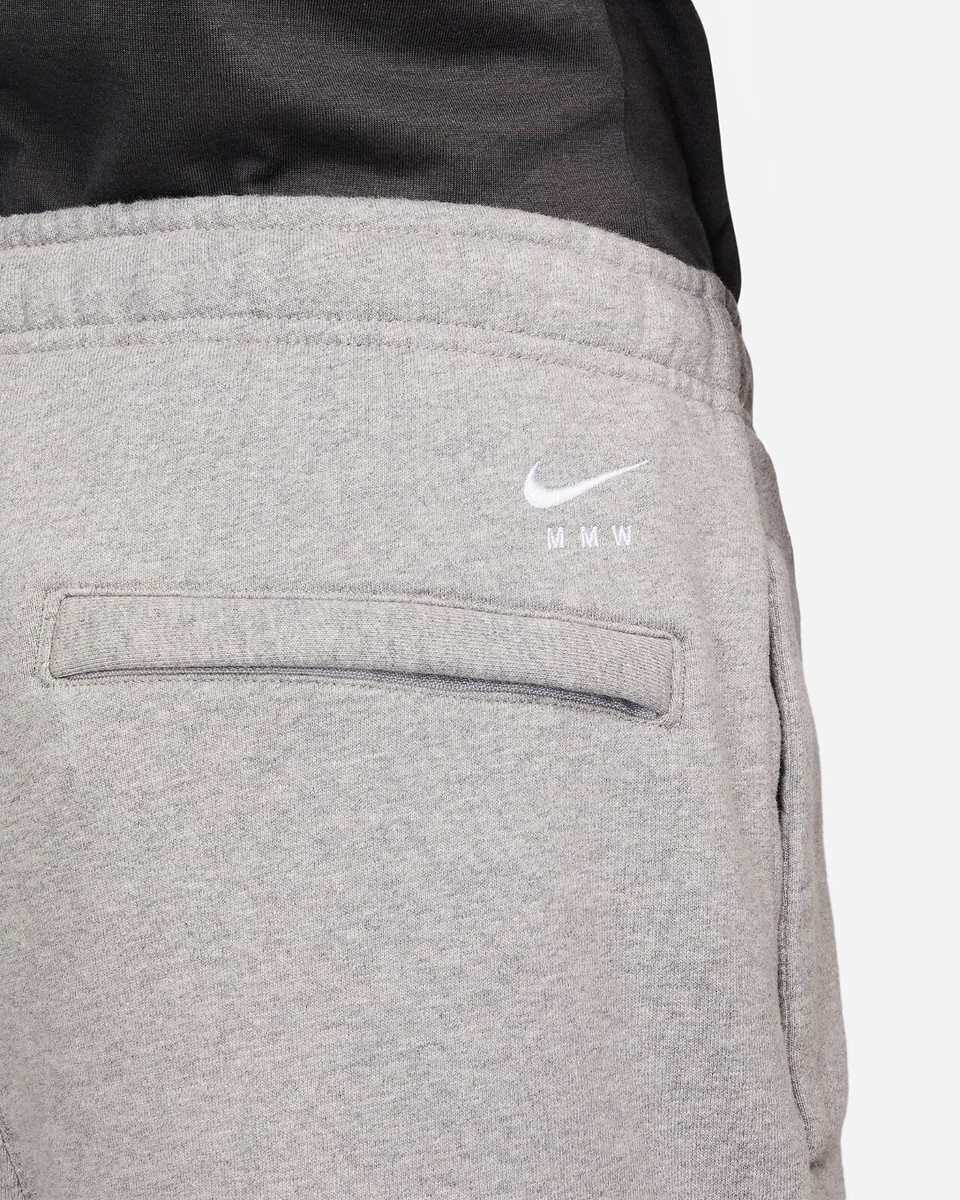 Nike x MMW Fleece Pants Grey Size M BNWT DR5365 050 MEN'S | eBay