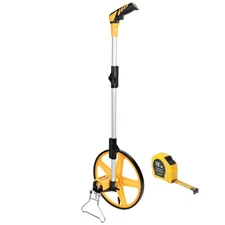 Collapsible Walking Distance Measure Wheel 0-9999 Feet inch Tape Measure 16Ft/5M