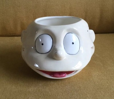 The Rugrats Tommy Pickles 3d Head Ceramic Mug 1996 Rare Ebay
