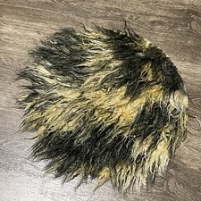 ZotteL Fell Deckchen rund ø 35 cm Untersetzer Deko Stuhlaufleger Kunstfell