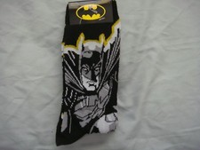 DC COMICS BATMAN 2 PAIRS OF SOCKS SIZE LARGE 6-12 