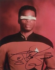 LeVar Burton - Star Trek Next Generation - Signed 8x10