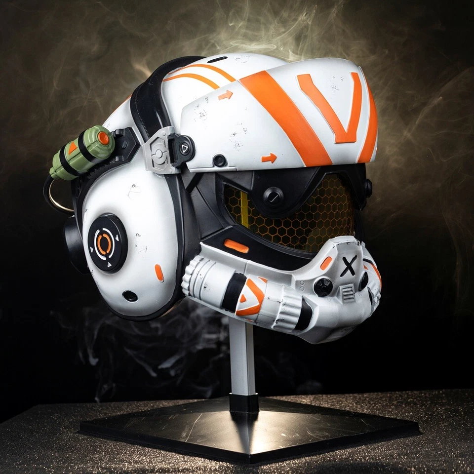 Xcoser Titanfall 2 Viper Helmet Cosplay Props Resin Game Replica Halloween Prop - Image 3 of 4