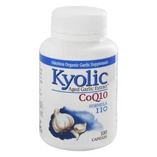 Kyolic Aged Garlic 110  with Coq10, 100 Capsules