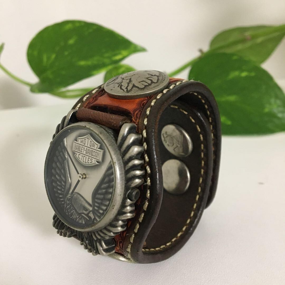 Harley-Davidsonの時計 Motor Harley Davidson Cycles Retro Eagle Dial Quartz Unisex
