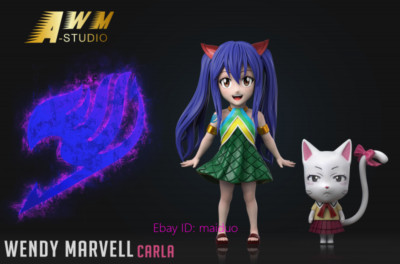 Wendy Marvell Carla Resin AWM Studio FAIRY TAIL Figurine Presale 6.5cm