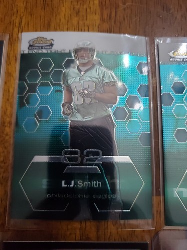 Philadelphia Eagles 8 Card Lot- L.J. Smith Rookie X2, Michael Vick, Donovan... - Picture 2 of 10