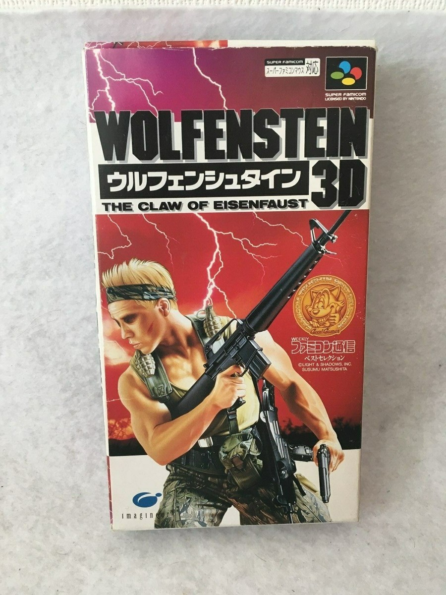 Wolfenstein 3D Nintendo Super Famicom SFC SNES Japan Wolfenstein 3D Nintendo Super Famicom SFC SNES Japan