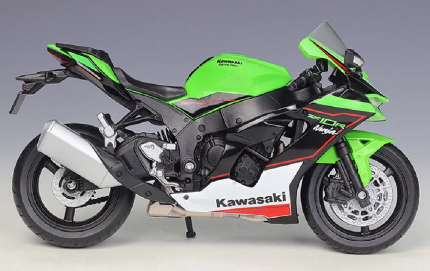 Welly 1:12 2021 Kawasaki Ninja ZX 10R Motorcycle Bike Model Toy New In Box - Image 2 of 4