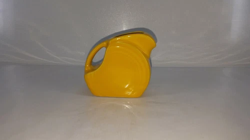 MINI DISK PITCHER creamer daffodil yellow NEW FIESTA  5 OZ. new