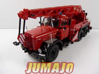 CPF115 Camion 1/43 Hachette IXO Pompiers : MAGIRUS Uranus Camion grue 16 tonnes