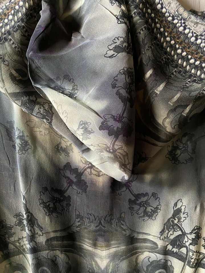 CAMILLA FRANKS SILK IN THE SHADOWS HOODED KAFTAN TOP DRESS AS NEW . eBay
