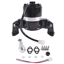 New Aluminum Black High Flow Electric Water Pump 8010BK for SBC 327 350 400 V8
