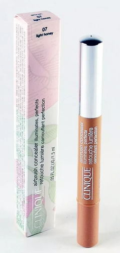 Clinique Airbrush Concealer, Shade 07 LIGHT HONEY, Full Size 0.05oz/1.5mL,NIB