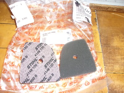 2 Pack Stihl OEM Air Filter 4149-120-1800 FS94  FS 94 #GM-L2C3