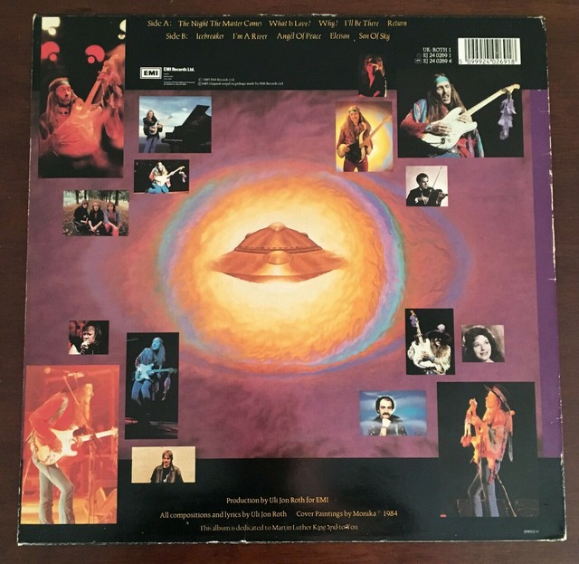 Uli Jon Roth Electric Sun Beyond The Astral Skies 1st Press Vinyl '85