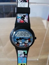 TOP Lorus Quartz Armbanduhr Mickey Mouse Walt Disney Limitiert 90iger Jahre