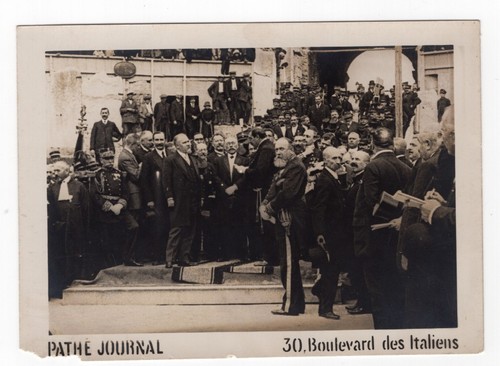 Poincare Travel South France Pathe Journal Photo 1913 - Imagen 4 de 4