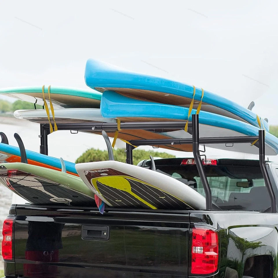 Universal Pickup Truck Ladder Rack Adjustable 800Lb Contractor Lumber Utility - Изображение 2 из 4