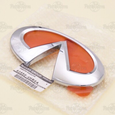 OEM New Genuine Nissan Infiniti Q50 QX50 Front Bumper Grille Emblem 62890-4HB0A