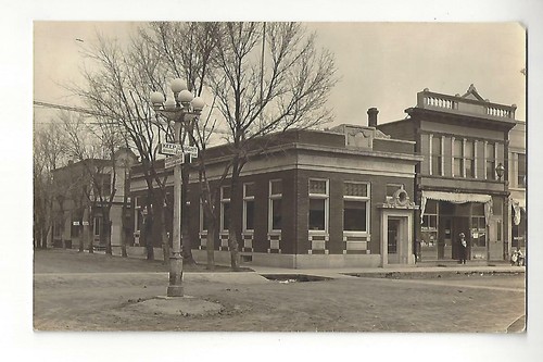 1922 Cedar Rapids, Nebraska Street Scene RPPC
