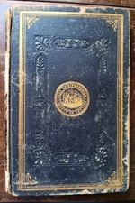 1865 New York City Comptroller's Report, leather, Comptroller's stamp
