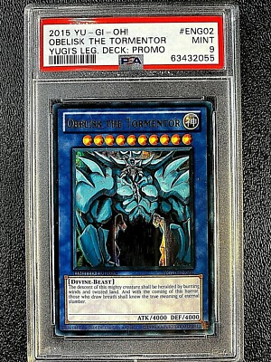 2015 Obelisk The Tormentor YUGI'S LEGENDARY DECK PROMO ENG02 PSA Mint 9 =GRD515= | eBay 2015 Obelisk The Tormentor YUGI'S LEGENDARY DECK PROMO ENG02 PSA Mint 9 =GRD515= | eBay