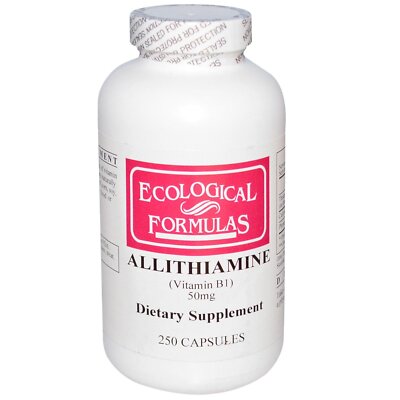 Allithiamine Vitamin B1 Capsule 50 mg 250 Count