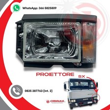 Proiettore Faro Anteriore Sinistro Iveco Gamma Z , Turbo Z 50.9/12 - 65/9