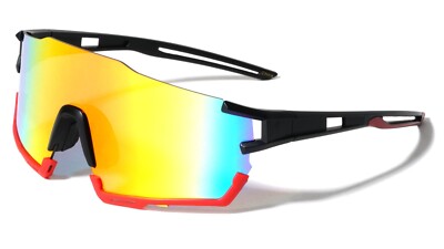 Oversized One Piece Blade Sports Shield Baseball Cycling  display picture 2