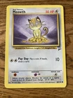 **Light Play** Meowth "Base Set 2" 80/130 Vintage Pokemon Card