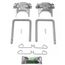For Saab 900 MK1 1979-1987 Front Brake Pad Fitting Kit Pad Pins (Solid Discs)
