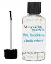 Chalk White Paint Touch Up Brush Repair Scratch Upvc Pvc Wood Satin Finish