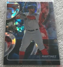 2020 Bowman's Best J.D. MARTINEZ #38 Atomic Parallel Boston Red Sox 