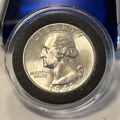 1948 S Washington Quarter -Gem BU Condition 90 % Silver👍Awesome Coin