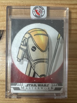 Topps Star Wars Masterwork 1/1 Sketch Battle Droid B Artist Auto