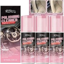 3x Polishing Cleaner Cars Interior Car Interior Detailer Cleaner 100ml