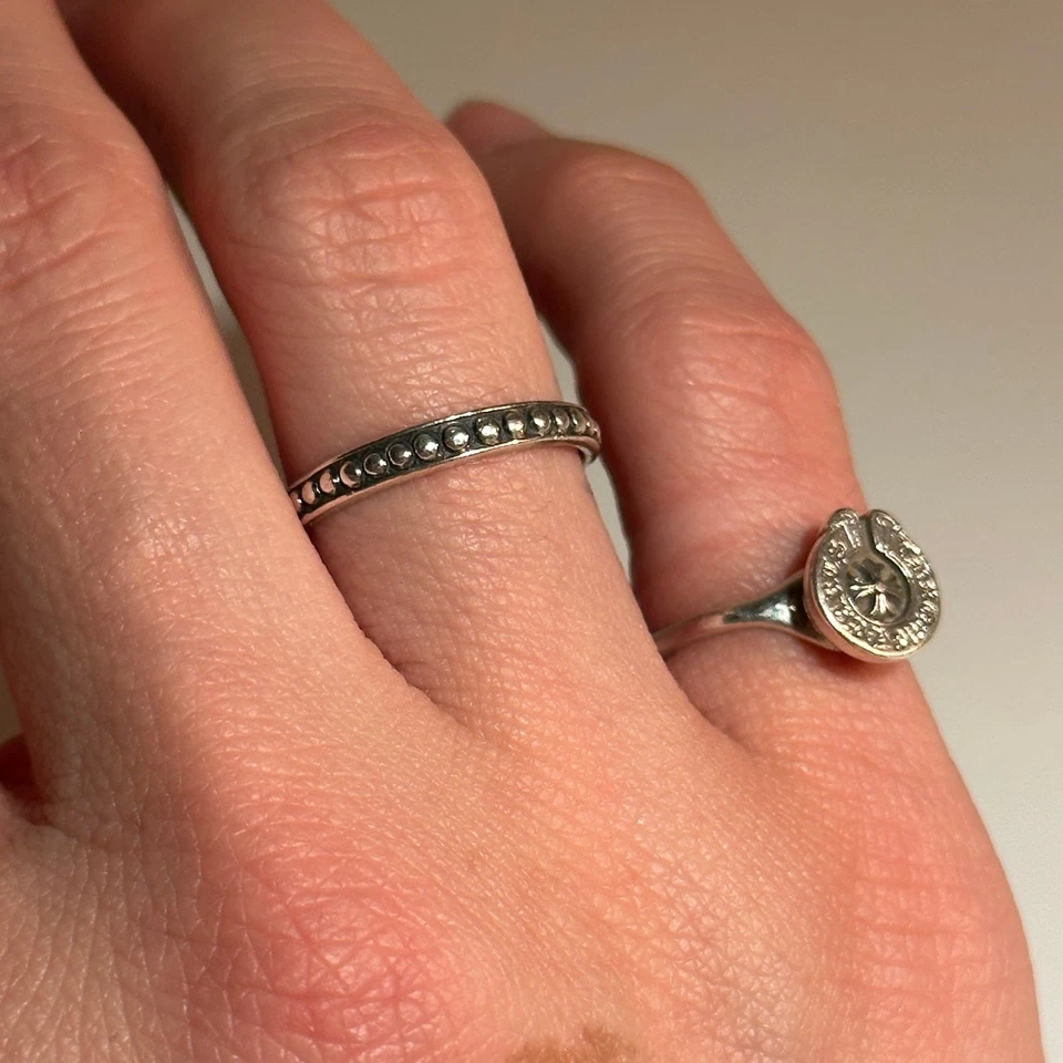 Vintage Silpada 925 Sterling Silver Stacker Ring, Size 7 - Image 4 of 4