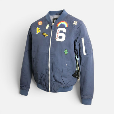 KHUJO Damen Sommerjacke Modell: Nauru with badges Blau S
