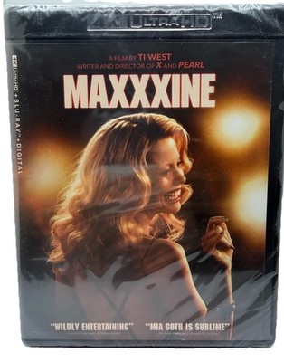 Maxxxine 4K Ultra HD Blu-ray New Factory Sealed Ti West Mia Goth