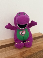 2013 Barney the Purple Dinosaur 9" Singing I Love You Musical Plush - works
