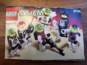 LEGO Space: Minifig Pack (6704) Spacemen Astronauts 100% Complete W/ Partial Box