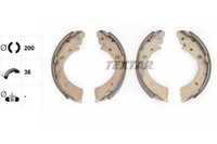 Bremsbackensatz Hinterachse FüR Honda Accord III Aerodeck Civic V Stufenheck