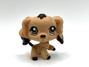Figurine My Little Pet Shop Authentique – Chien Épagneul 575 – Hasbro