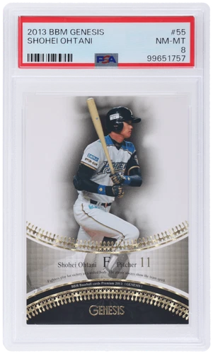 2013 Bbm Genesis Shohei Ohtani #55 PSA 8